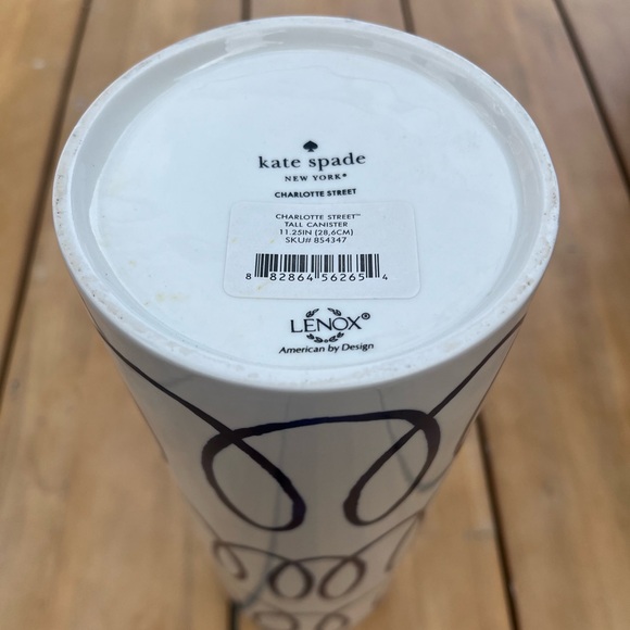 Kate Spade New York Lenox Charlotte Street Collection Tall Cannister - Picture 3 of 4